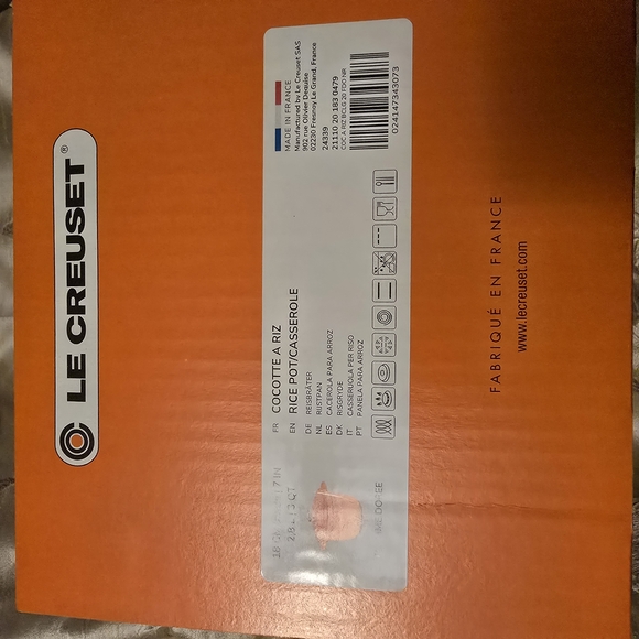 Le Creuset Flamme Doree Rice Pot 3 Qt 20 Cm - Picture 9 of 9